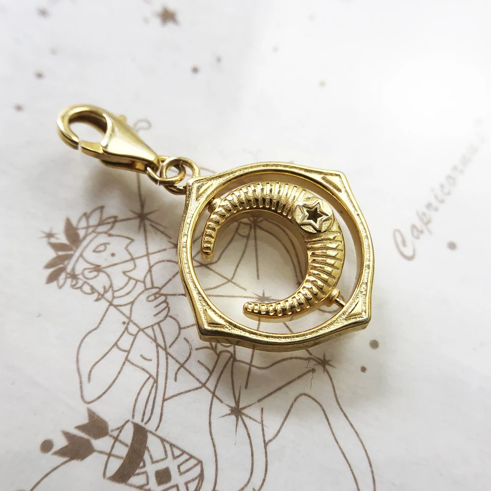 Charm Pendant Rotated Moon Colorful Brand New Europe Jewelry For Women Romantic Gift 925 Sterling Silver