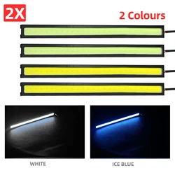 17cm Waterproof Car COB LED Strip Light Car Daytime Running Light Auto Fog Lamp For Jeep Kia Volkswagen Ford Focus 2