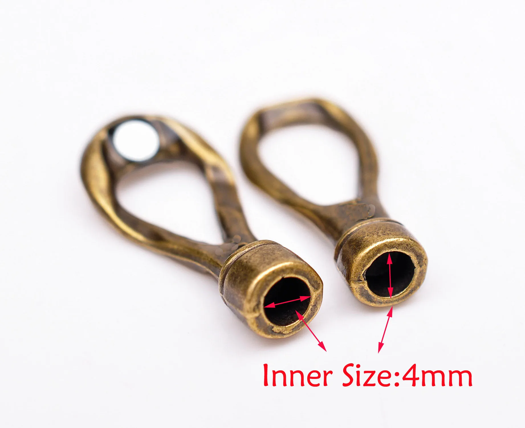 10Pcs Retro Brass Magnetic Clasps Hooks Jewelry Connector Findings For Leather Cord Bracelet Necklace Jewelry Making