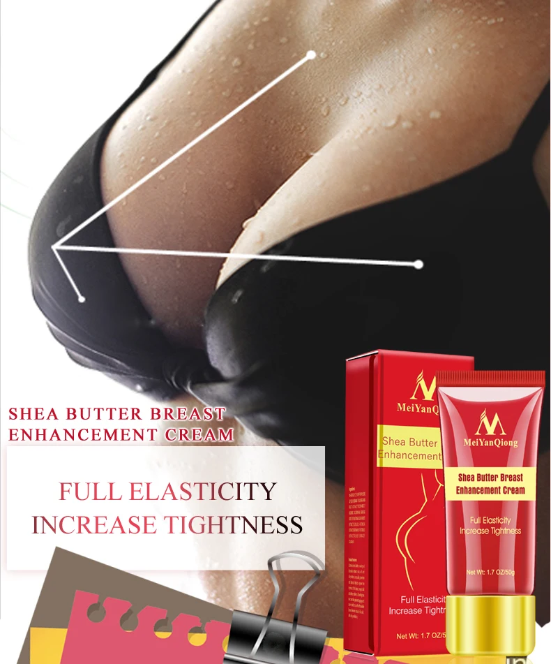 

3pcs Natural Shea Butter Breast Enlargement Cream Elastic Increase Chest Enhances Essential Breast Nourishing Sexy Body Cream