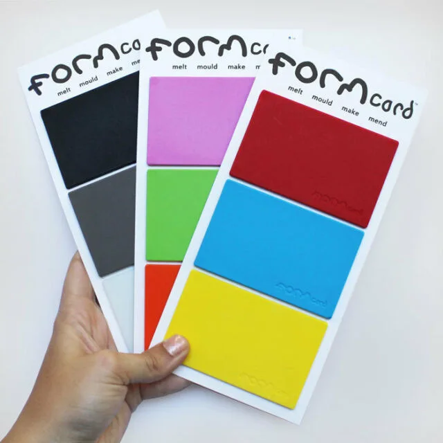 Formcard-handy Pocket Sized Bio-plástico Moldável Forte Molde do Derretimento Faz e Conforma
