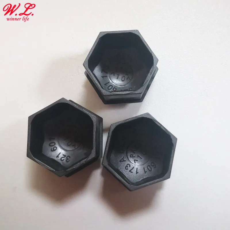 20Pcs Original Black Wheel Lug Nut Center Cover Caps For Audi A1 A3 A4 A5 A6 A7 A8 Q5 Q7 TT OEM:321601173A BLH