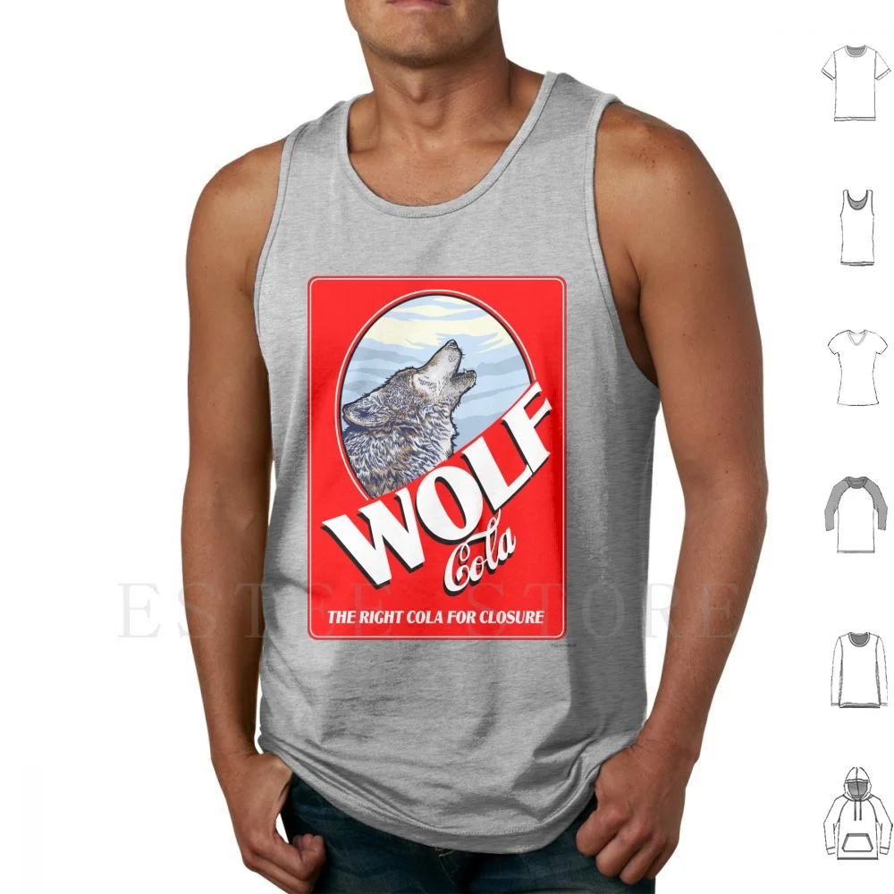 Wolf Cola Tank Tops Vest Cotton Wolf Cola Wolf Howling Wolf Its Always Sunny In Philadelphia Always Sunny Franks Fluids Llc