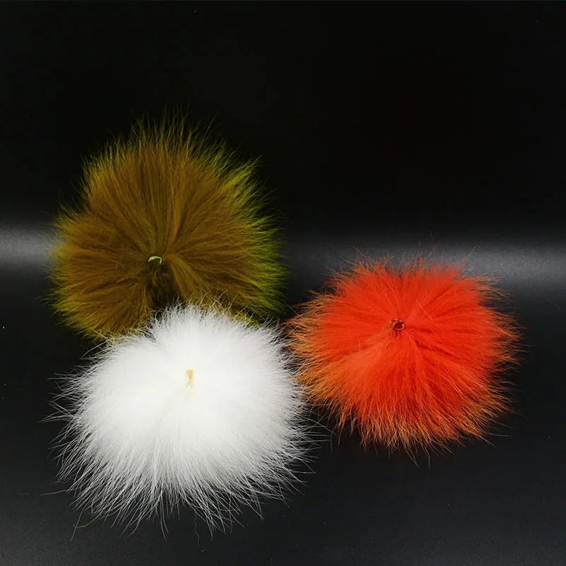 Big volume fly tying fox tail hair for tube fly streamer fly tying materials super fine Arctic Fox polar tail pieces