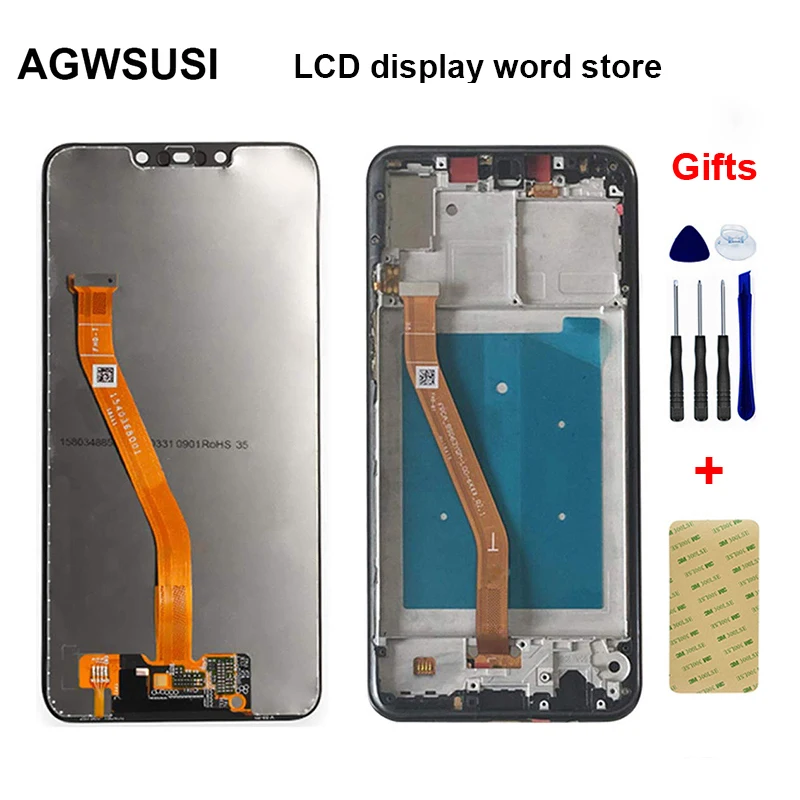 

Для Huawei Nova3 Nova 3 PAR-LX1 LCD дисплей сенсорный экран для Huawei Nova 3 сменный ЖК-экран в сборе рамка