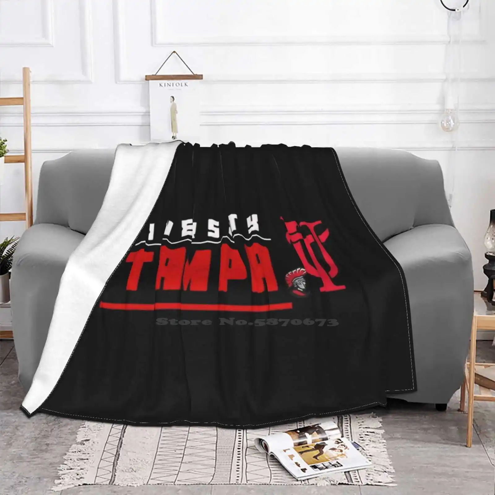 University Of Tampa S Classic Best Selling Room Household Flannel Blanket University Of Tampa Pub Sub Club Classic Tampa Bay