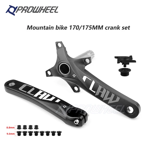Imagen 2 del producto PROWHEEL-platos y bielas para bicicleta de montaña 104BCD, manivela y soporte inferior de 170mm y 175mm, piezas de aleación de aluminio