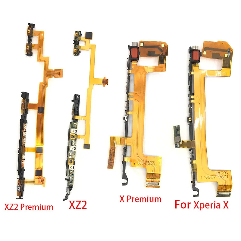 For Sony For Xperia X XZ Premium XZ2 Comppact XZ3 Power Switch On/Off Button Volume Key Button Flex Cable