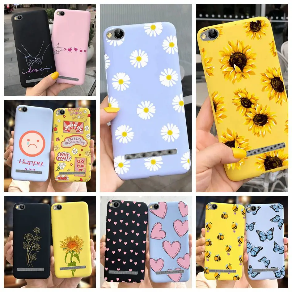 

Case For Xiaomi Redmi 5A Case TPU Cover For Xiaomi Redmi Note 5A Prime Soft Back Flower Phone Case For Redmi5A A5 Note 5A Bumper