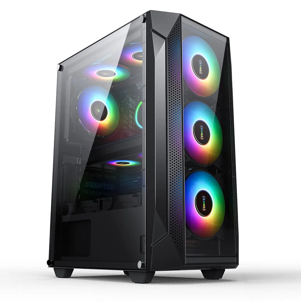 

Hot Product Hardware All In One Gaming Desktop ATX Case R16 Office PC Computer With RGB Fans
