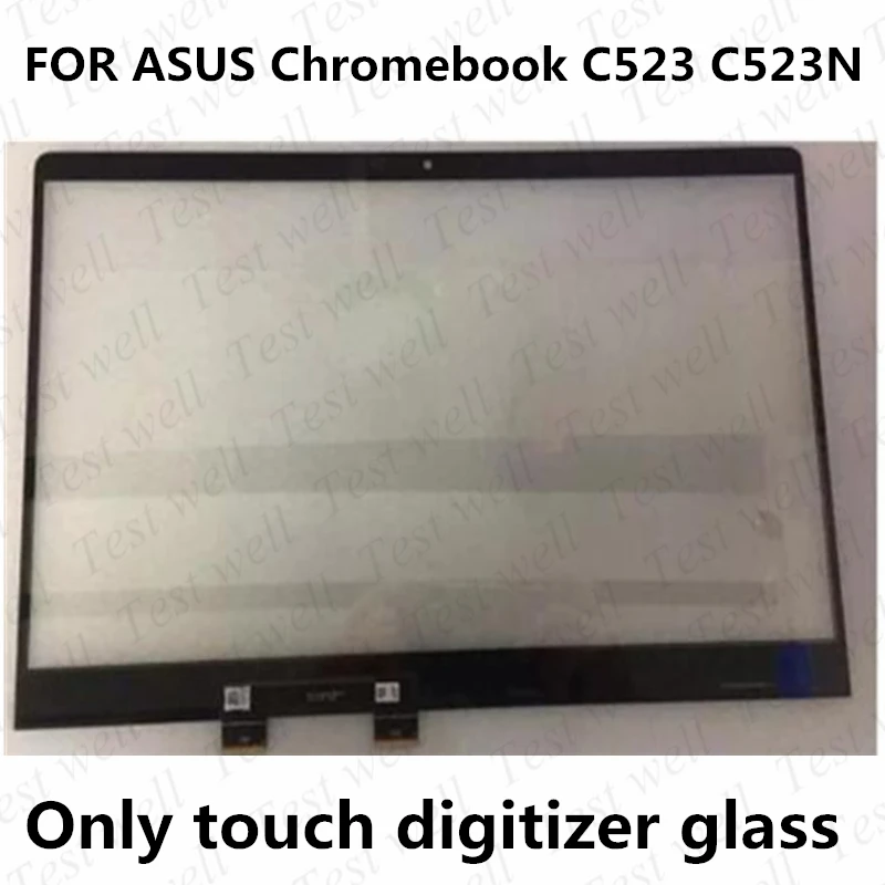 

New original 15.6'' FOR ASUS Chromebook C523 C523N Glass Touch Digitizer panel screen replacement For ASUS C523NA-IH24T