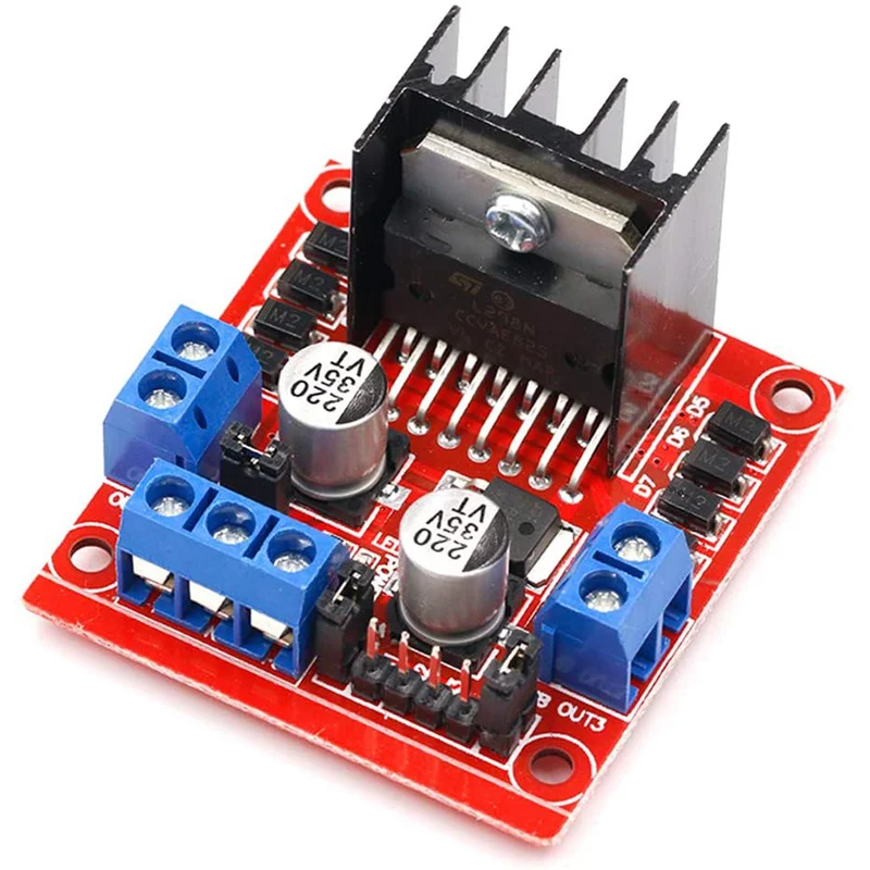 1pc L298N Driver Board Module L298N Stepper Motor Smart Car Robot Breadboard Peltier High Power L298 DC Motor Driver For Arduino