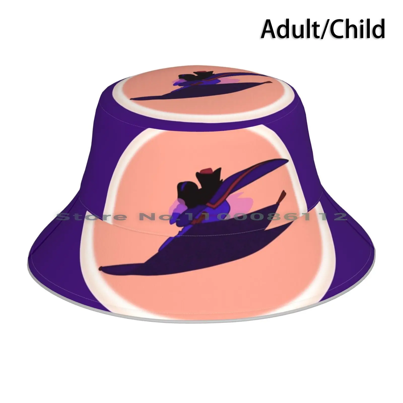 A Whole New World Bucket Hat Sun Cap Aladdin Movies A Whole New World Disnerd Songs Jasmine Foldable Outdoor Fisherman Hat