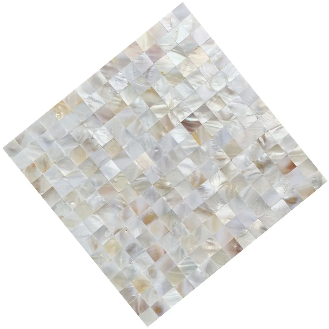 5 Pcs/Pack High-end Nordic Self-Adhesive Natural Shell Mosaic Tile Mother of Pearl Wall Sticker Backsplash for Bedroom Bathroom