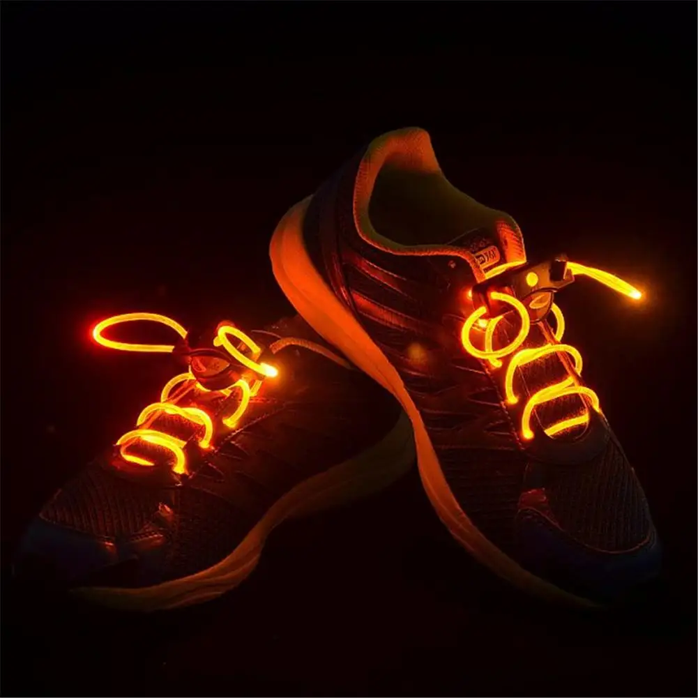 1Pcs Neon LED Light Shoe Laces Shoes Strap Glow Stick Luminous Shoelace Accessories Party Supplies Multi-Color