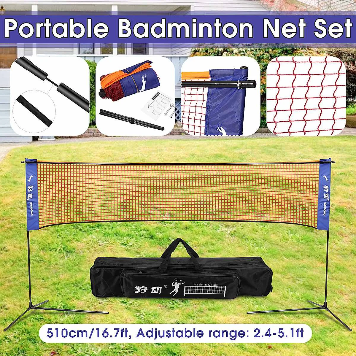 Tennis Net Frame Standard Tennis Net For Match Training Frame Bracket Support Tennis Racquet Sports Frame Stand 6Meter With Bag