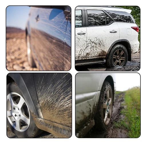 Imagen 2 del producto Juego de 4 Uds de guardabarros de coche para Toyota Corolla Altis 2004-2018 guardabarros delantero trasero protectores contra salpicaduras accesorios automotrices de PVC