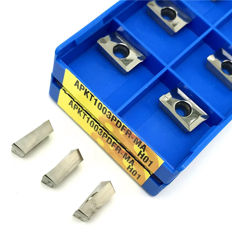 APKT1003 APKT1135 MA H01 Indexable Milling Turning Tool Aluminum Insert Copper and Aluminum Processing Turning Insert Lathe Tool