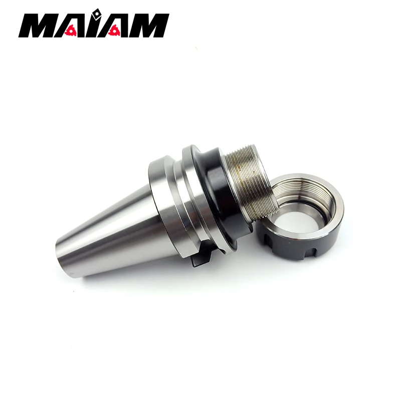 high precision 0.001 bt er tool holder bt40 er16 er20 er25 er32 er40 tool holder for collet nut wrench part CNC machining center