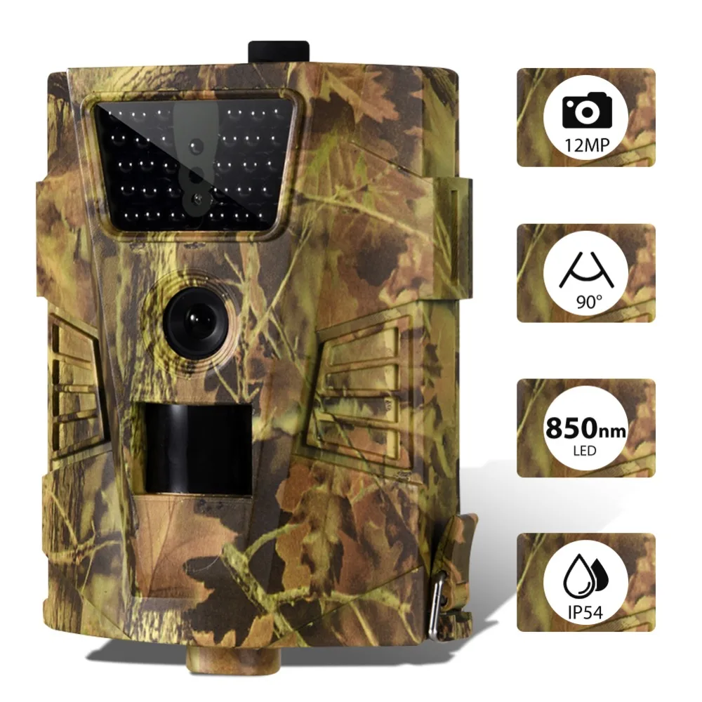 Wireless Wildlife Trail Basic  Hunting Camera HT001B 12MP 1080P Night Vision Wild Surveillance Photo Traps Cameras