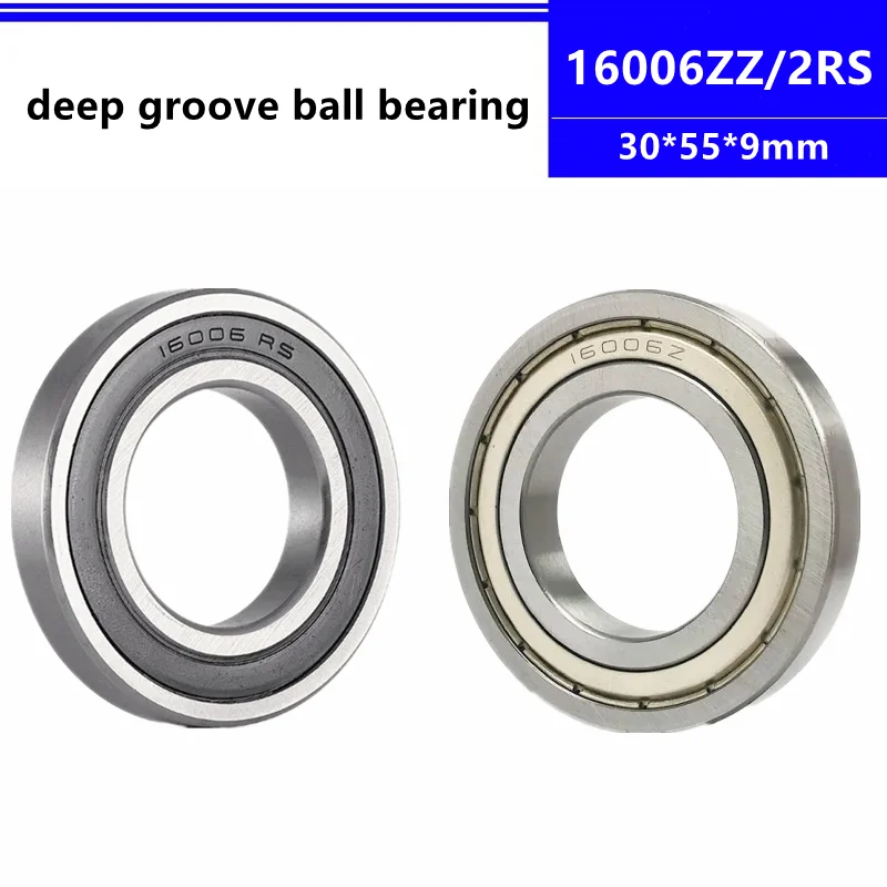 

10pcs 16006ZZ 16006-2RS 16006 -2Z 30*55*9 mm shielded thin wall deep groove ball bearing 30x55x9 mm