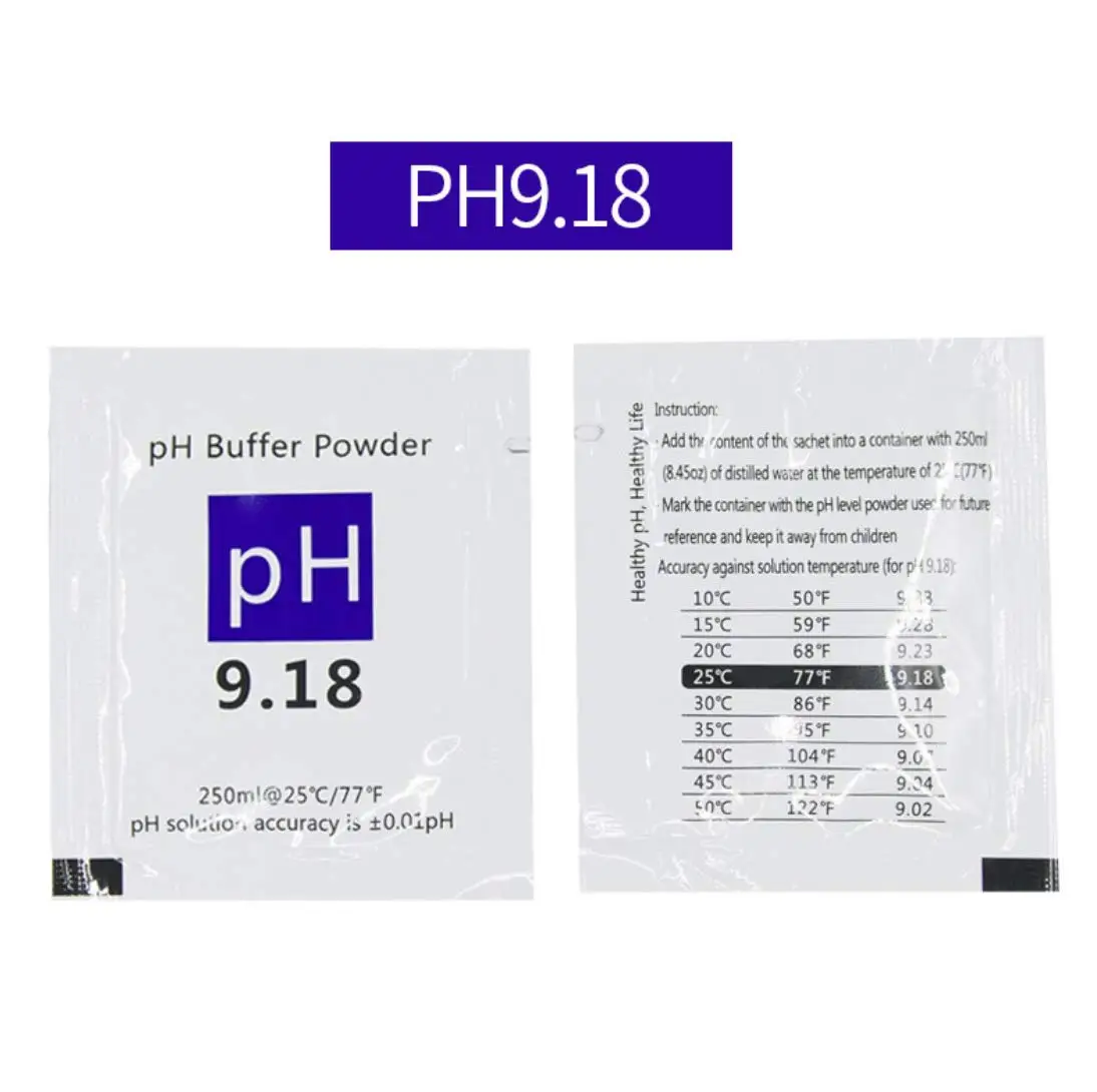 PH Buffer Powder Measure Calibration Solution ph4.00/ 6.86 /9.18 Calibration Point For PH Test Meter