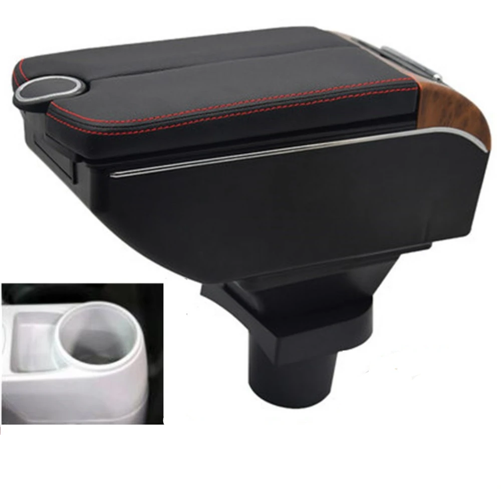 

For CR-Z CRZ Armrest Box Double doors open 7USB Centre Console Storage Box Arm Rest