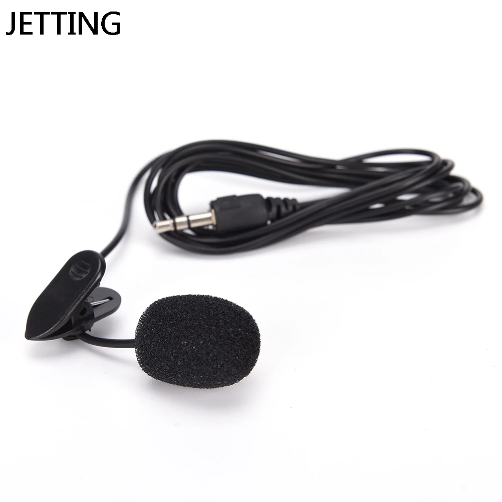 Mini 1.5m Long Cable 3.5mm Jack Microphone Lavalier Tie Clip Microphones Microfono Mic For Speaking Speech Lectures