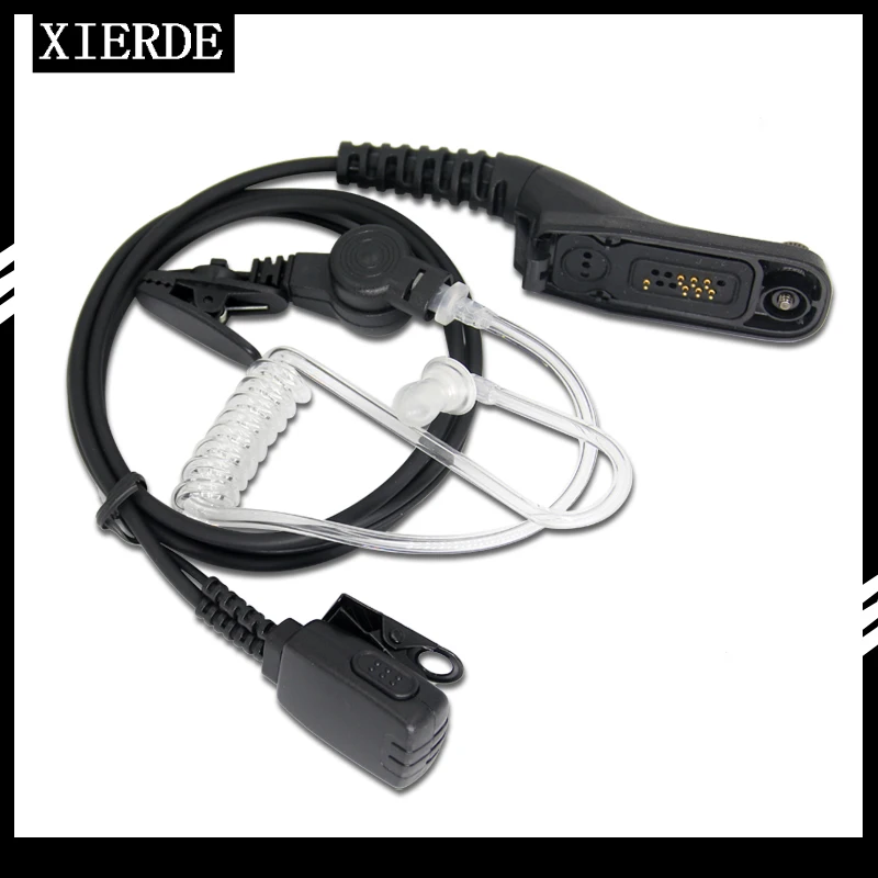 XIERDE  Air Tube Earphone for Motorola APX4000 APX2000 APX6000 XPR6300 DP4800 DP3400 MTP6550 XIR P8200 P8268 walkie talkie