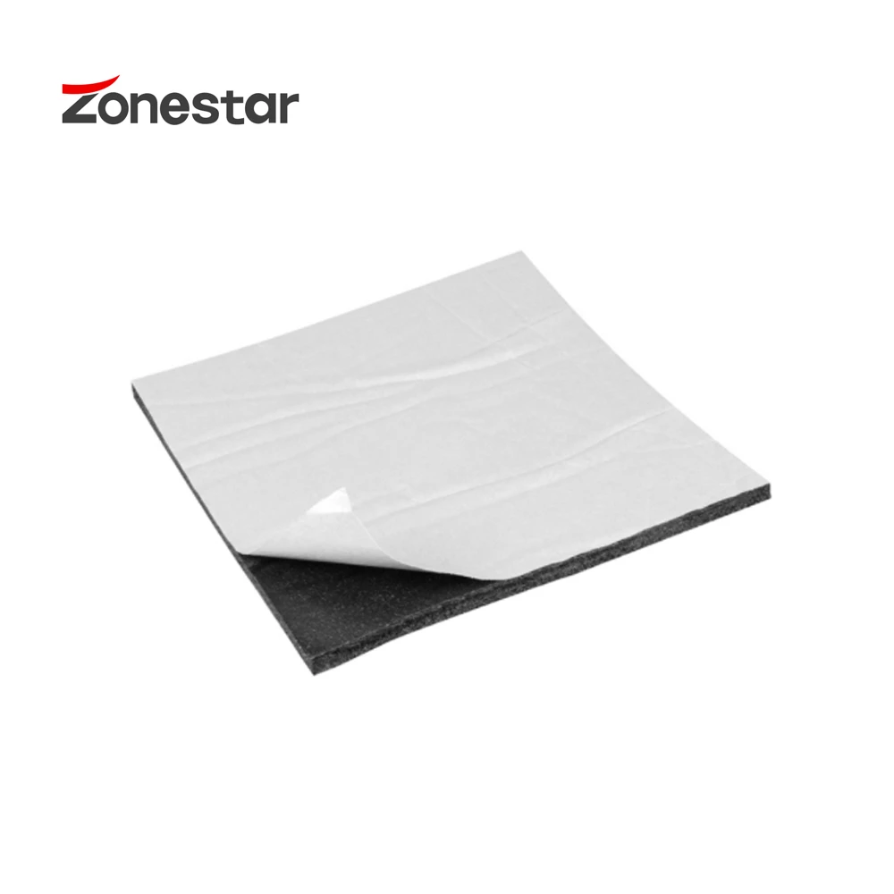 ZONESTAR 3D Printer Parts Heat Insulation Cotton  200/300mm Foil Self-adhesive Insulation Cotton 3D Printer Heating Bed Sticker