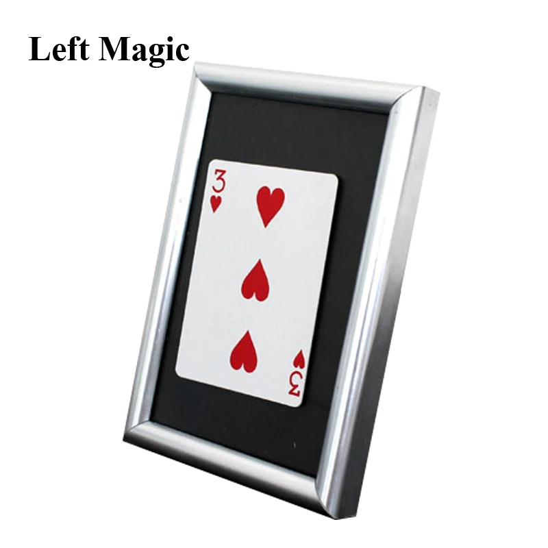 Signed Card Thru the Frame Magic Tricks Signed Card Appear Inside Frame Magia Magician Stage Gimmick Prop Illusion Mentalism Fun