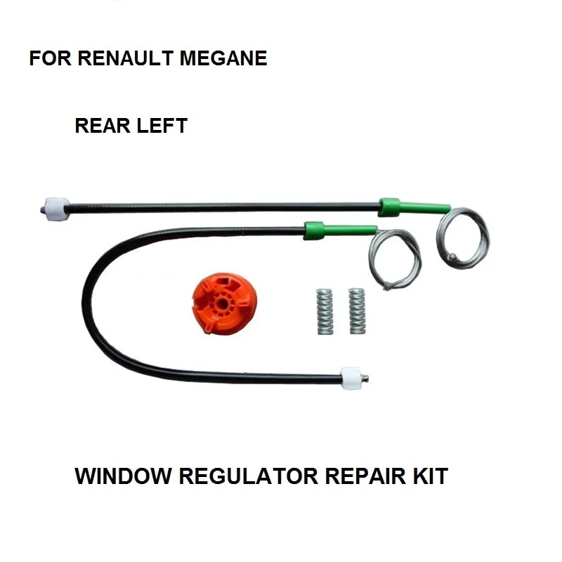 WINDOW REGULATOR KIT FOR RENAULT MEGANE II CABRIOLET CONVERTIBLE WINDOW REGULATOR REPAIR KIT REAR-LEFT 2002-2016