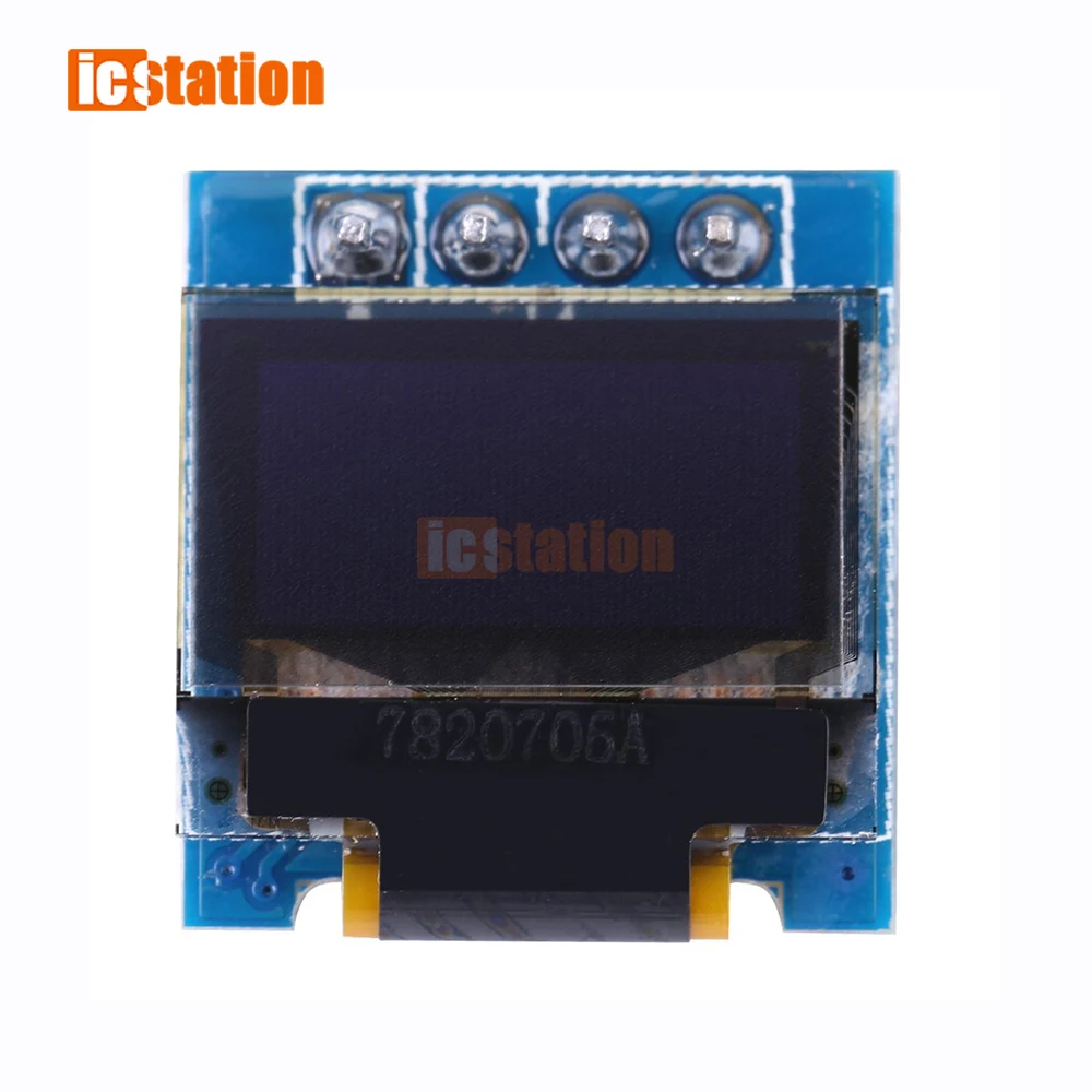 0.49 بوصة وحدة عرض OLED 64x32 64*32 SSD1306 0.49 "شاشة I2C IIC السوبر مشرق لاردوينو AVR STM32 الأبيض 0.49 بوصة OLED