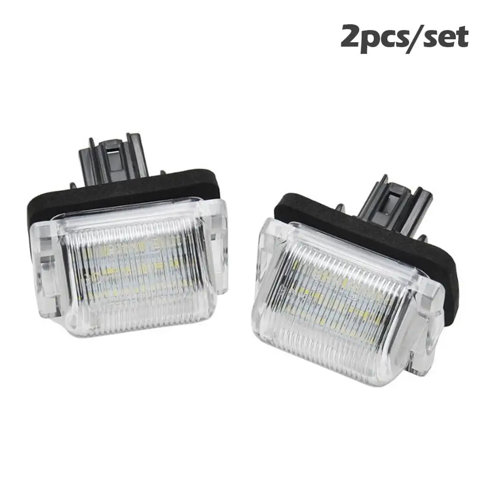 For Mazda 5 2012-2013  CX-9 2007-2015  Car Rear white LED  license plate light number plate lamp