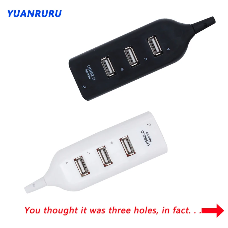 

4 Port USB 2.0 Hub USB Hub 2.0 Multi USB Splitter Hub Use Power Adapter Multiple Expander 2.0 USB Hub For Desktop Laptop PC