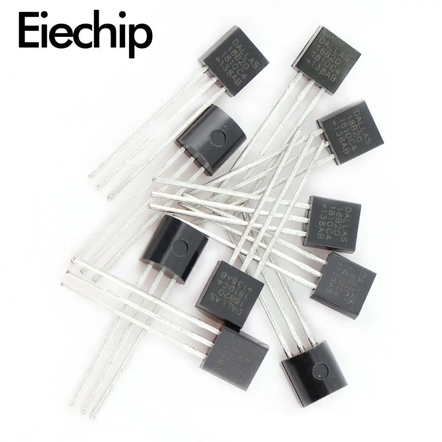 

10pcs DS18B20 TO-92 Temperature Sensor Chip 18B20 TO92 For Arduino Digital Thermometer DS18B20 Hall Sensor Diy Electronic Kit