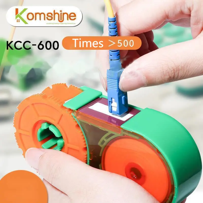 Komshine-Optical Fiber Cleaning Box, Pigtail Cleaner, End Interface Cleaner, Kcc-600