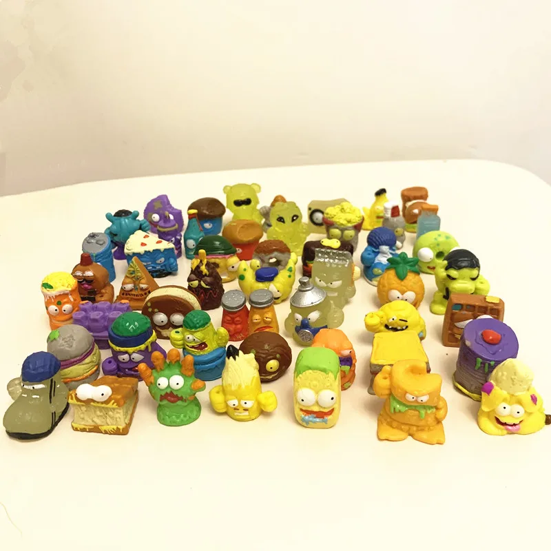 10pcs Trash Zomlings Soft Dolls Figures for Kids Birthday Gift 3cm