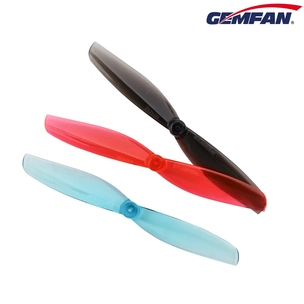 12Pairs 24PCS GEMFAN 65MMS T65MM 2.5 Inch 2-Blade Propeller 1mm/1.5mm Hole Propeller for RC Drone FPV Racing Toothpick Frame