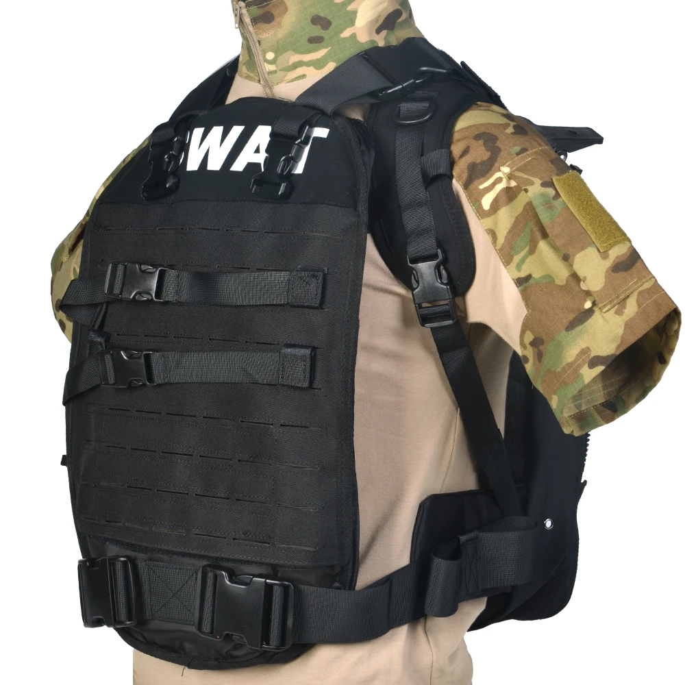 Tactical Ballistic Backpack Concealed Armor Rapid Response Pack Bulletproof Vest Laser Cut Molle Webbing Paintball Accessories