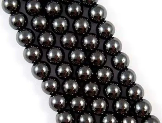 

ghdg2 Gift.10mm best Black Hematite Loose ball Beads crystal Findings Fit DIY crystal Bracelet Necklace.