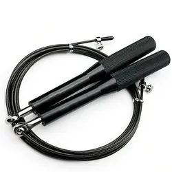 Jump Rope Speed Jumping Steel Wire Double Unders MMA Boxing Skipping Workout Fitness Adjustable Length Exercise Training