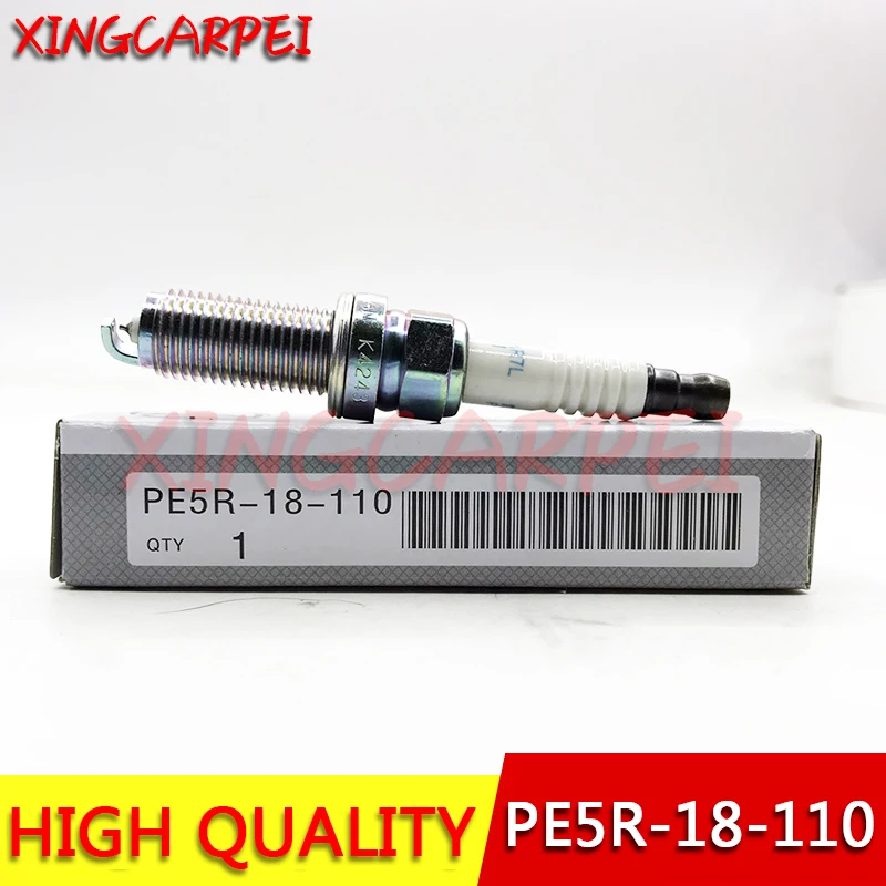 4-6pcs PE5R-18-110 ILKAR7L11 94124 Iridium Spark Plugs for Mazda 3 6 CX-3 CX-5 MX-5 2.0L 2.5L PE5R18110 Auto Part