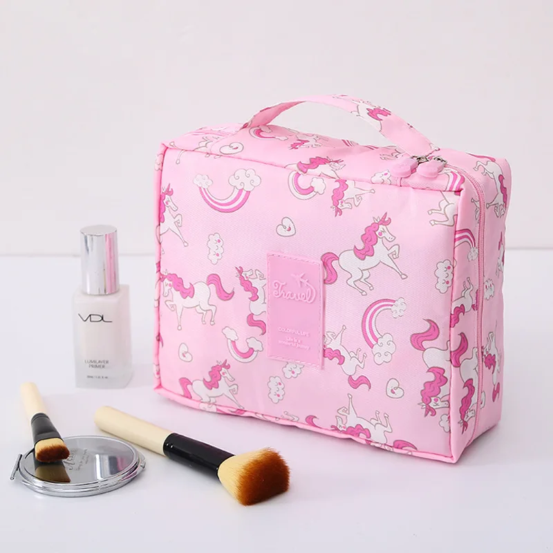 FUDEAM-Bolsa de almacenamiento multifunción para mujer, bolsa de cosméticos portátil, impermeable, para viaje, artículos de tocador