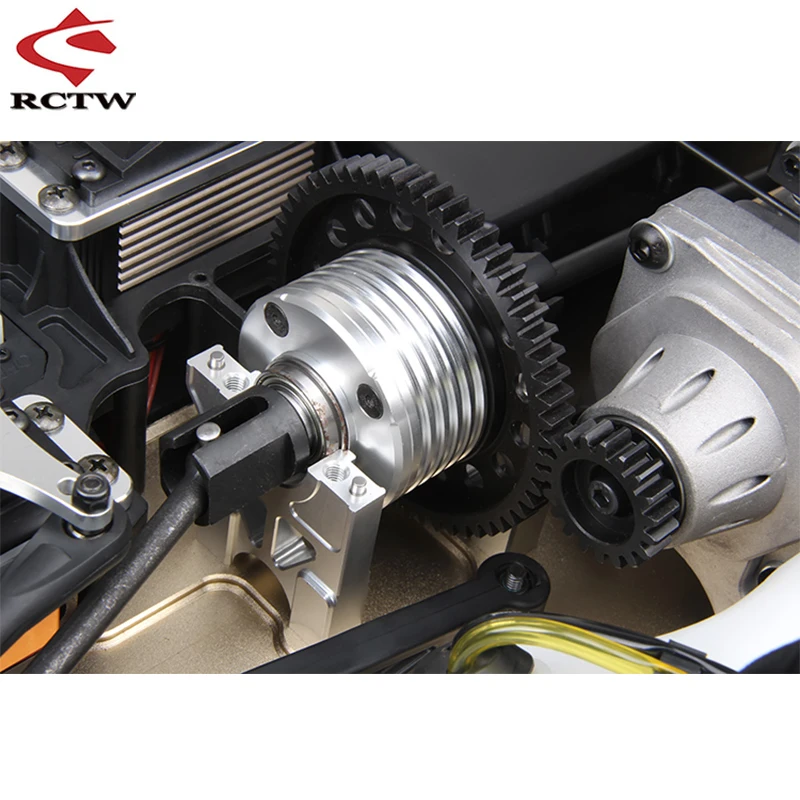 مركز التصنيع باستخدام الحاسب الآلي المعادن التفاضلية Diff.gear جبل مجموعة ل 1/5 LOSI 5IVE-T ROFUN ROVAN LT KM X2 شاحنة قطع غيار اللعب #6