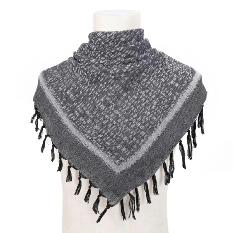 Tactical Square Arab Keffiyeh Shemagh Scarf Military Scarves Desert Windproof Bandanas Warmer Cover Windproof Desert Scarves