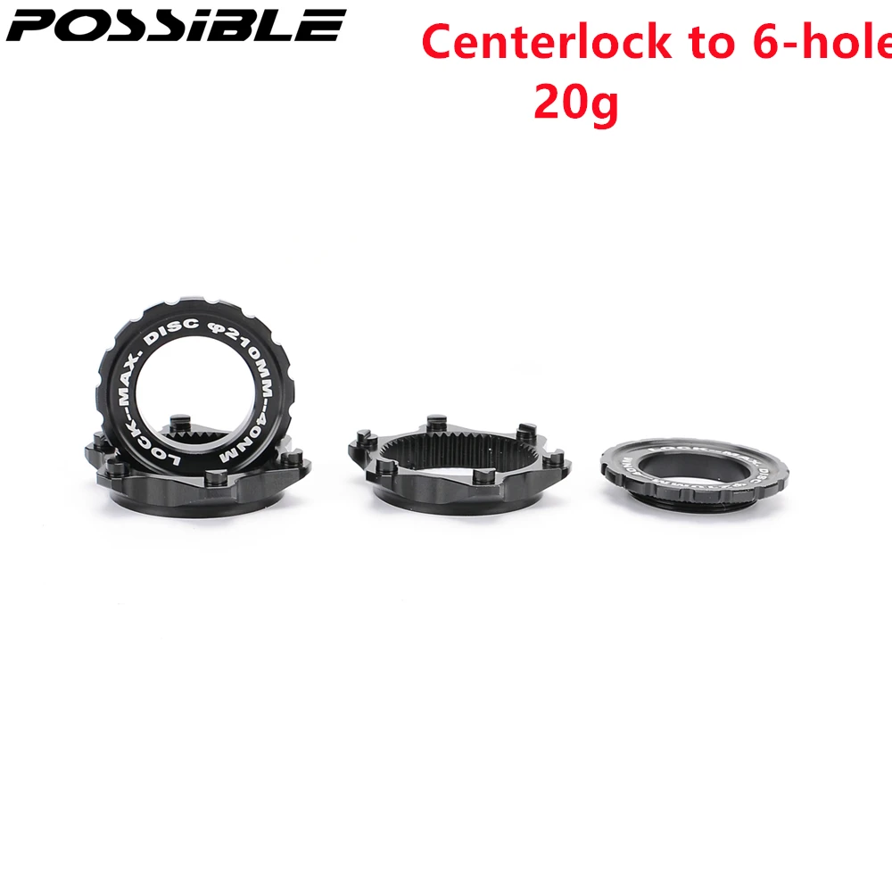 Centerlock to 6-hole Adapter, Center Lock conversion 6 hole Brake Disc, Center Lock for 6 Bolt,