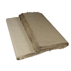 20Sheets Calligraphy Fiber Paper Handmade Chinese Half-Ripe Xuan Paper Unedged Rice Papers Carta Di Riso Writing Painting Supply
