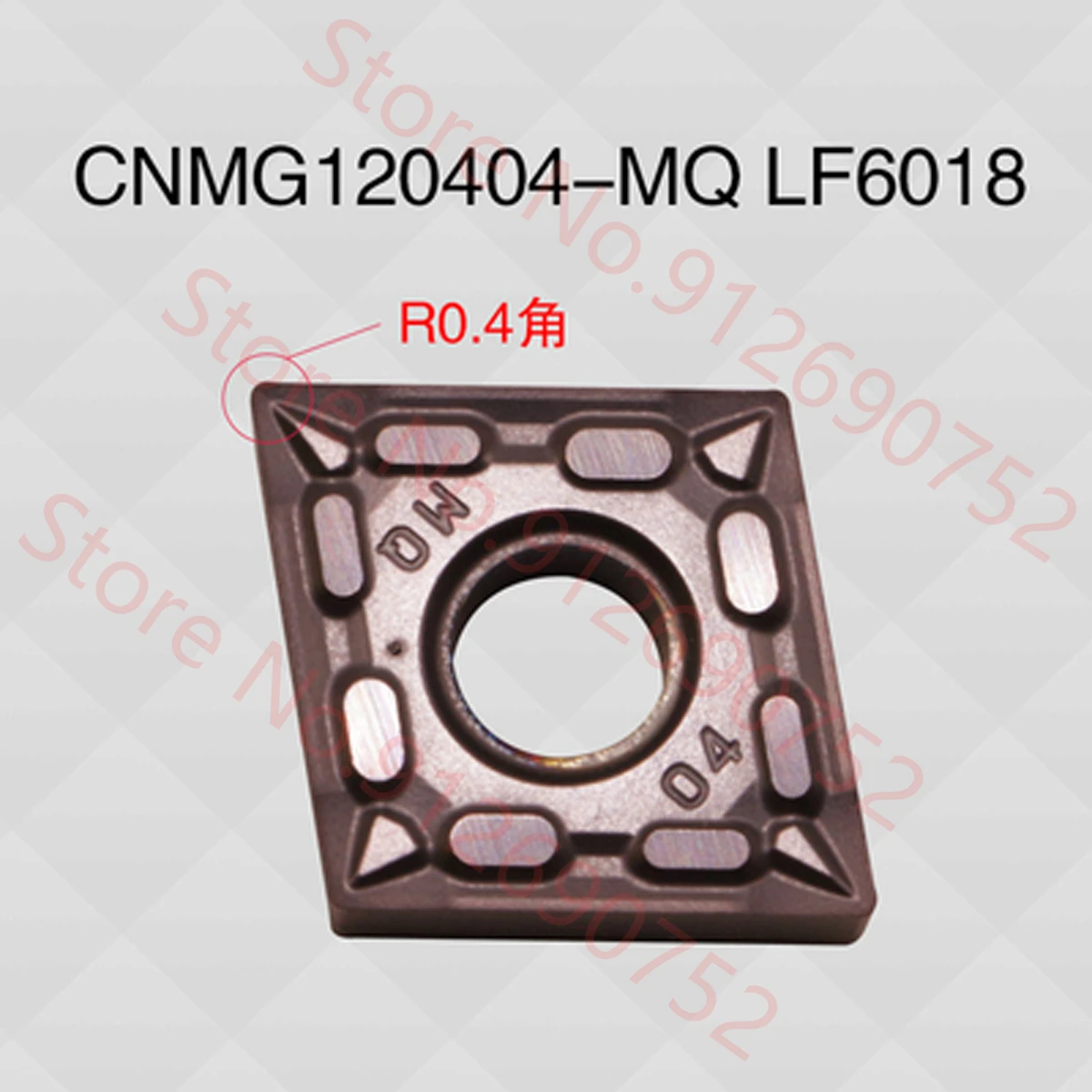 CNMG120408-MQ LF6018 deskar คาร์ไบด์แทรก
