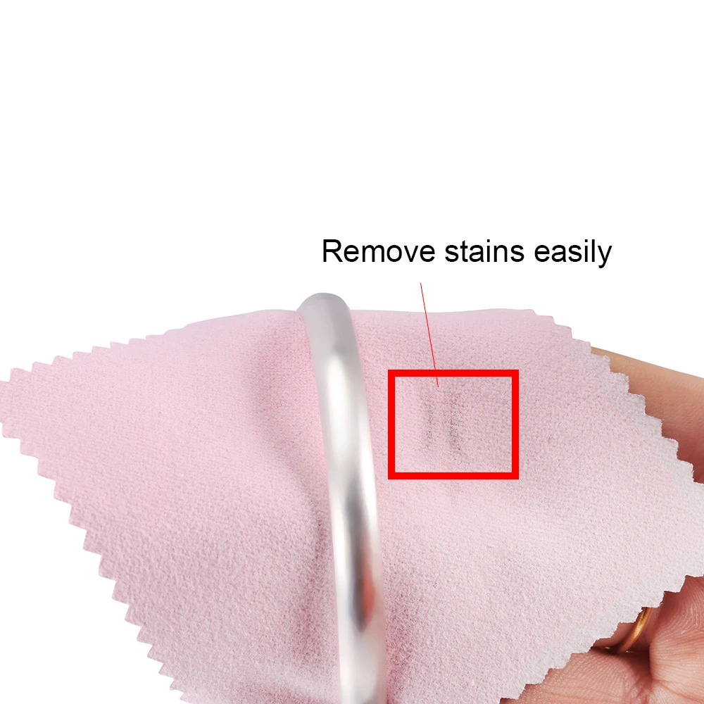 10-50pcs Polish Polishing Cloth Silver Color Cleaning  Polishing Cloth Soft Clean Wipe Wiping Cloth For Silver Gold Jewelry Tool